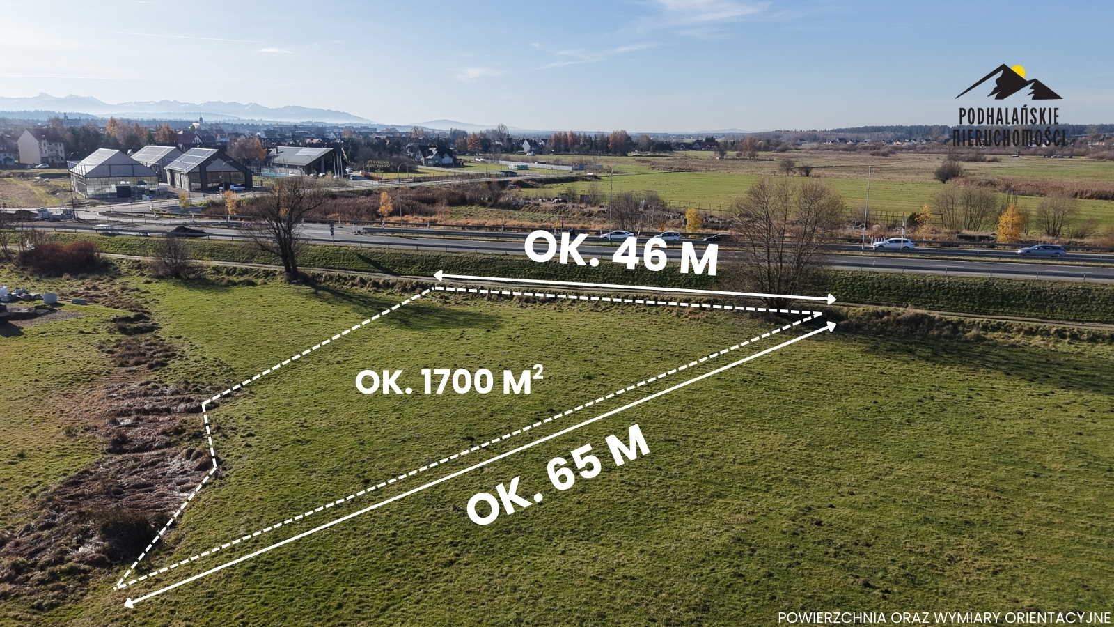 Działka inwestycyjna w Nowym Targu