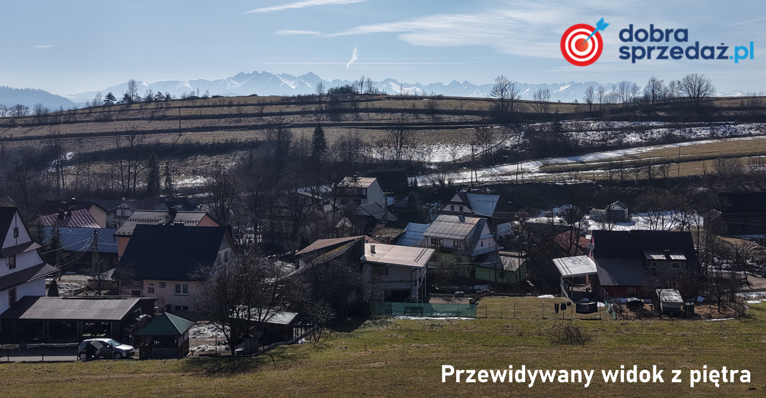 Działka budowlana u podnóża Gorców